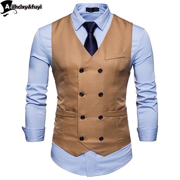 mens suit vest 2020 sleeveless male waistcoat slim fit vest waistcoat business wedding classic colete masculino social blazer, Black;white
mens suit vest 2020 sleeveless male waistcoat slim fit vest waistcoat business wedding classic colete masculino social blazer, Black;white