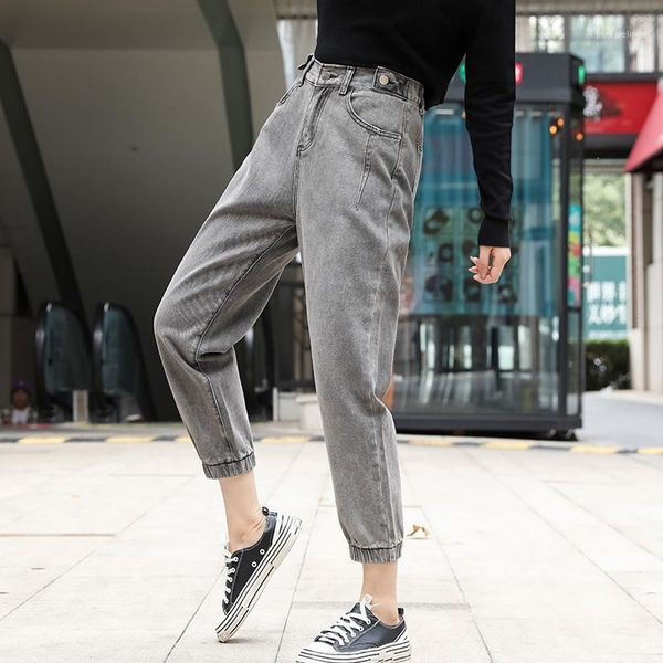 jeans woman high waist plus size loose softener femme ankle-length blue gray denim harem pants1
jeans woman high waist plus size loose softener femme ankle-length blue gray denim harem pants1