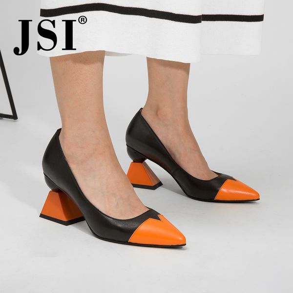 jsi shoes woman pointed toe high heels mixed colors strange style genuine leather ladies shoes slip-on pumps women shoes jc320 y200702, Black
jsi shoes woman pointed toe high heels mixed colors strange style genuine leather ladies shoes slip-on pumps women shoes jc320 y200702, Black