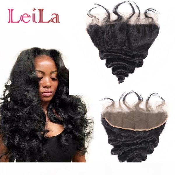 13x4 lace frontal closure 100% unprocessed brazilian loose wave human hair extensions lace frontal part 8-22inch, Black;brown
13x4 lace frontal closure 100% unprocessed brazilian loose wave human hair extensions lace frontal part 8-22inch, Black;brown