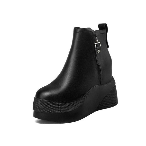 cow leather women wedges high heels ankle boots warm metal zippers party club shoes woman new style ladies short office boots, Black
cow leather women wedges high heels ankle boots warm metal zippers party club shoes woman new style ladies short office boots, Black