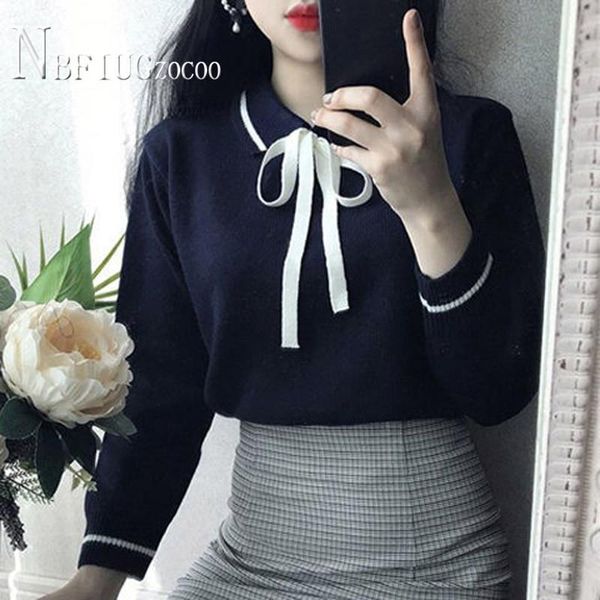 women's sweaters preppy style women sweater spring autumn korean pullover knitting female, White;black
women's sweaters preppy style women sweater spring autumn korean pullover knitting female, White;black