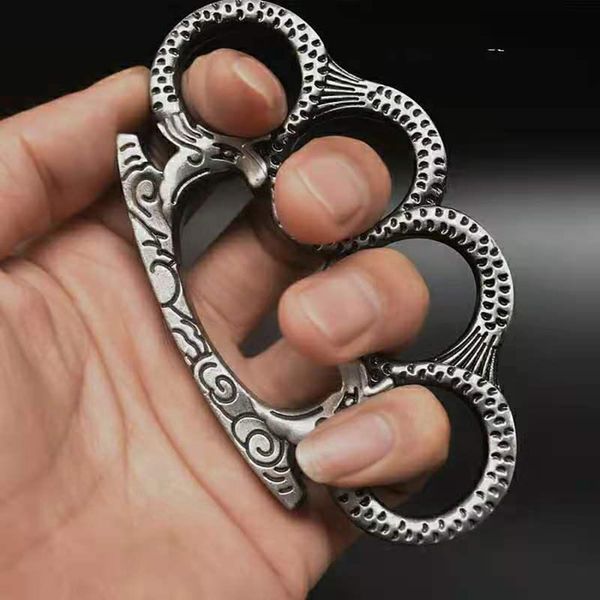 double dragon alloy finger tiger martial arts fighting equipment with fist clasp ring iron four finger tiger self defense weapon hand brac77
double dragon alloy finger tiger martial arts fighting equipment with fist clasp ring iron four finger tiger self defense weapon hand brac77