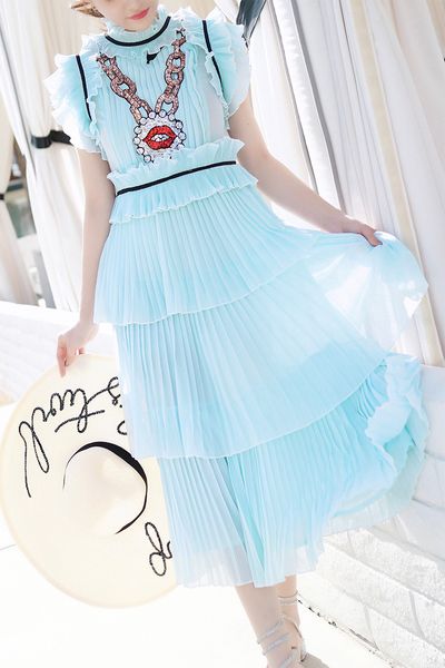 runway summer women in luxury clothes lantejoules dulled income midi female magyar party dressed lolita long blue from the 76rb, Black;gray
runway summer women in luxury clothes lantejoules dulled income midi female magyar party dressed lolita long blue from the 76rb, Black;gray
