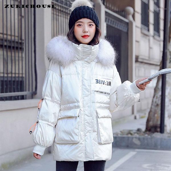 women's down & parkas zurichouse winter parka women luxury real fur collar white duck coat 2021 fashion glossy waterproof hooded jacket, Black
women's down & parkas zurichouse winter parka women luxury real fur collar white duck coat 2021 fashion glossy waterproof hooded jacket, Black