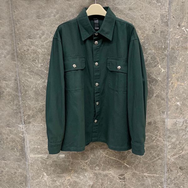 21 spring and summer new crosin metal cross lovers denim shirt loose denim jacket, Black;gray
21 spring and summer new crosin metal cross lovers denim shirt loose denim jacket, Black;gray