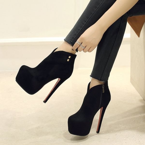 sole black red suede ankle for women 16cm high heels party stiletto 2019 winter boots shoes dropshipping
sole black red suede ankle for women 16cm high heels party stiletto 2019 winter boots shoes dropshipping