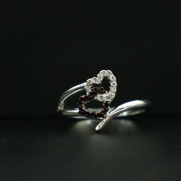 double love heart-shaped color separation women's ring silver-plated zircon ring silver color ladies hand wedding, Slivery;golden
double love heart-shaped color separation women's ring silver-plated zircon ring silver color ladies hand wedding, Slivery;golden