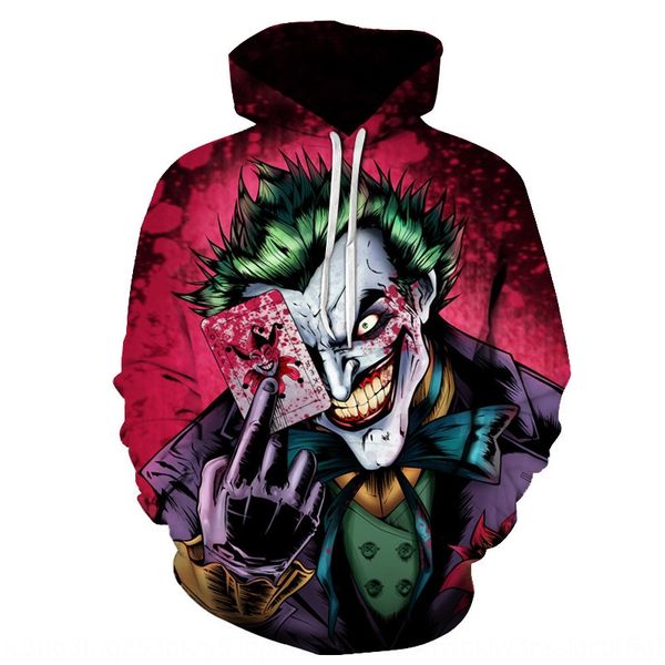 clown huihun pullover outfit wear couple wear2 sweater women's 3d digital printing casual pullover hooded long sleeve couple outfit 9sv, Black
clown huihun pullover outfit wear couple wear2 sweater women's 3d digital printing casual pullover hooded long sleeve couple outfit 9sv, Black