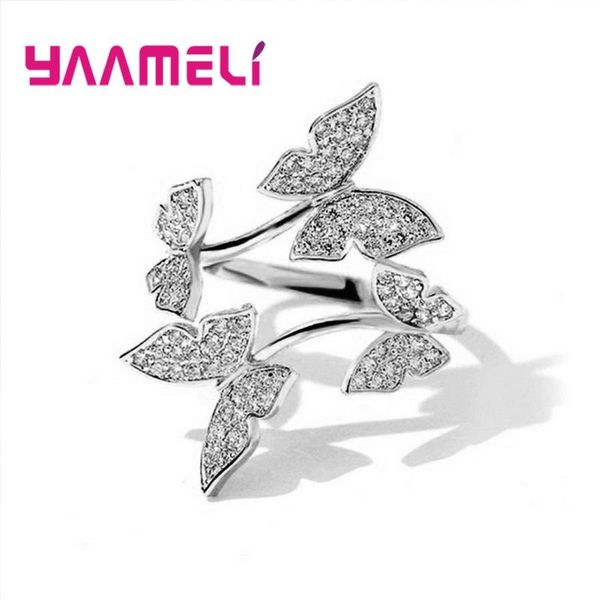 fashion butterfly finger ring for women luxury 925 sterling silver animal jewelry accessorie wedding engagement pairt gifts, Golden;silver
fashion butterfly finger ring for women luxury 925 sterling silver animal jewelry accessorie wedding engagement pairt gifts, Golden;silver