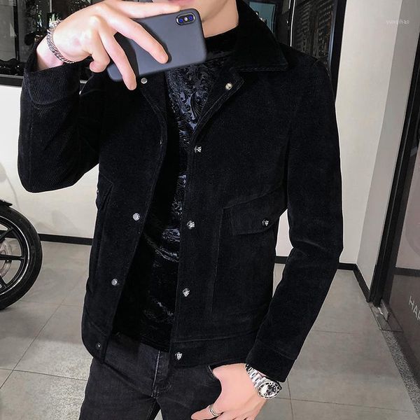 2020 corduroy mens winter jackets and coats casual slim fit steetwear wool trench jacket business social outwear ropa de hombre1, Black
2020 corduroy mens winter jackets and coats casual slim fit steetwear wool trench jacket business social outwear ropa de hombre1, Black