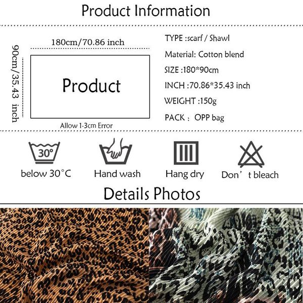 зимы женщины шарф мода leopard печать кисточка hijabs шарфы женских теплым оголовье lady foulard бандан crinkle палантины wmtypt otsweet, Blue;gray
зимы женщины шарф мода leopard печать кисточка hijabs шарфы женских теплым оголовье lady foulard бандан crinkle палантины wmtypt otsweet, Blue;gray