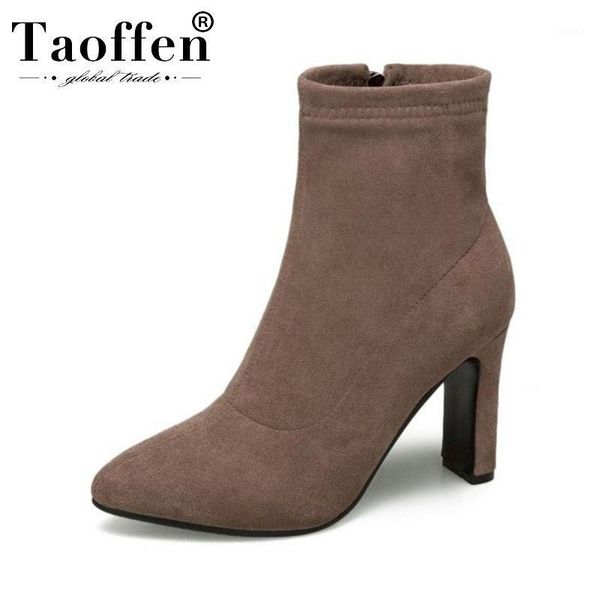 boots taoffen 2021 woman comfortable winter zipper thin high heels office ladies ankle women shoes size 32-441, Black
boots taoffen 2021 woman comfortable winter zipper thin high heels office ladies ankle women shoes size 32-441, Black