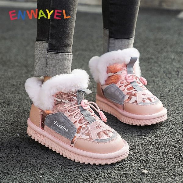 enwayel 2020 fashion children winter snow boots kids shoes for girls boys leather ankle with fur plush warm children' girl shoe lj2010, Black;grey
enwayel 2020 fashion children winter snow boots kids shoes for girls boys leather ankle with fur plush warm children' girl shoe lj2010, Black;grey