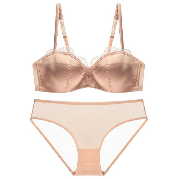 half cup satin thin cotton suit simple smooth women's bra, Red;black
half cup satin thin cotton suit simple smooth women's bra, Red;black