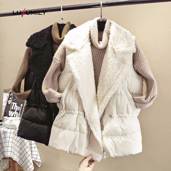 lusumily waistcoat women vests winter sleeveless jacket women clothing short thick warm vest female white black lady snow vest1, Black;white
lusumily waistcoat women vests winter sleeveless jacket women clothing short thick warm vest female white black lady snow vest1, Black;white