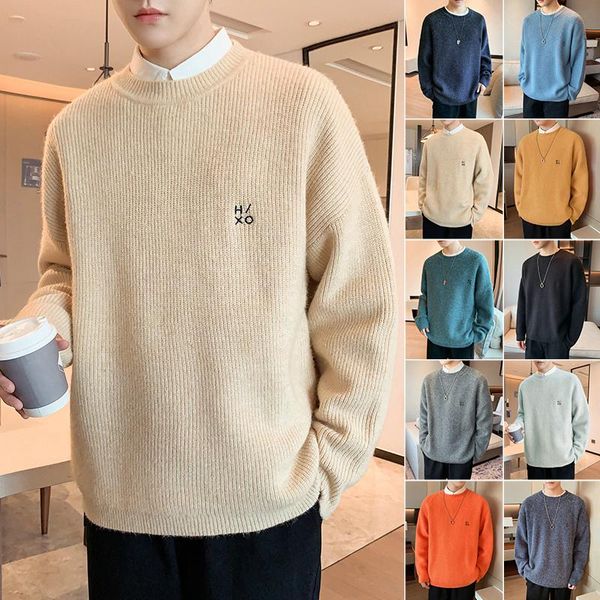men's sweaters 2021 autumn winter thick warm o-neck men pullover solid knitted long sleeve sweater male 10 color size -3xl, White;black
men's sweaters 2021 autumn winter thick warm o-neck men pullover solid knitted long sleeve sweater male 10 color size -3xl, White;black