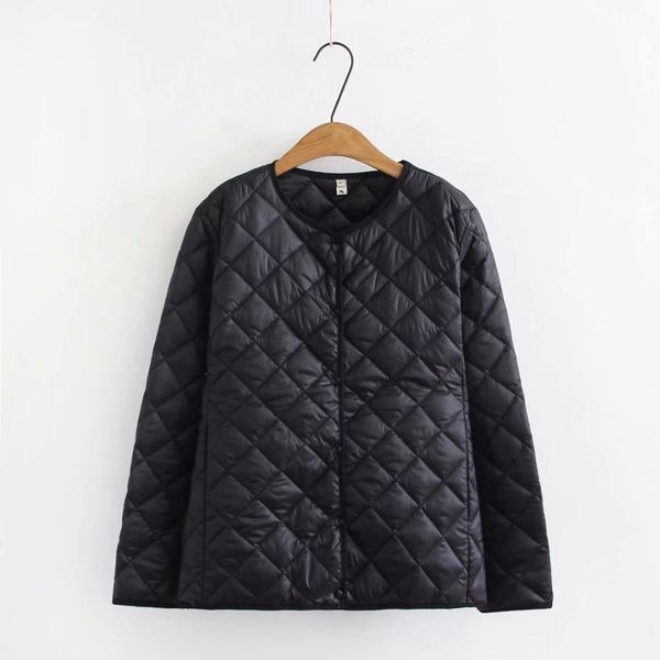 2021 new 4xl plus size lightweight cotton women winter warm liner collarless coat female slim jackets py7v, Black
2021 new 4xl plus size lightweight cotton women winter warm liner collarless coat female slim jackets py7v, Black