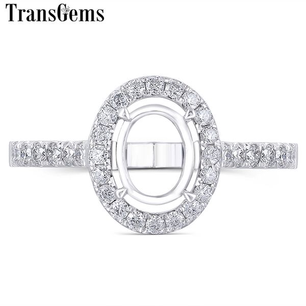 transgem customized 14k white gold stone semi-mount for halo engagement ring suitable for center 7x9mm oval stone y200620, Slivery;golden
transgem customized 14k white gold stone semi-mount for halo engagement ring suitable for center 7x9mm oval stone y200620, Slivery;golden