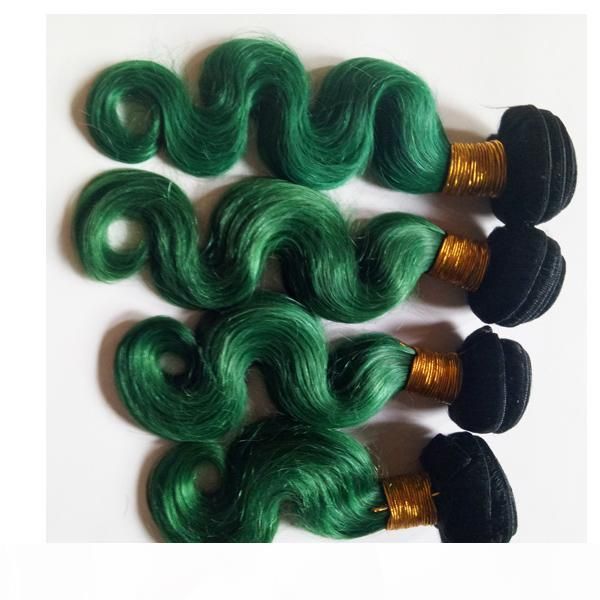 brazilian virgin human hair european mongolian ombre hair weft beauty 1b green two tone body wave indian remy hair, Black
brazilian virgin human hair european mongolian ombre hair weft beauty 1b green two tone body wave indian remy hair, Black