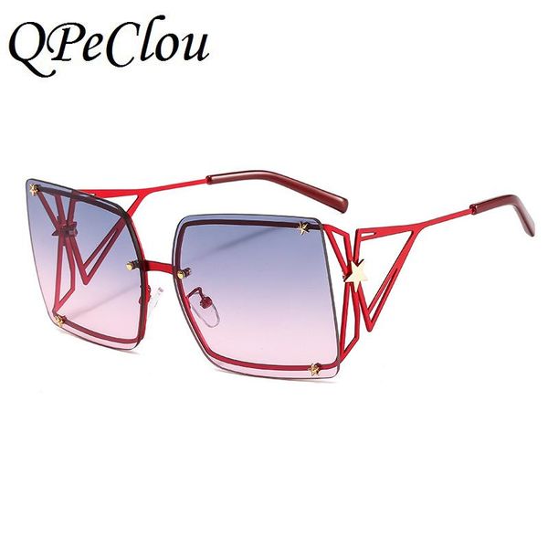 qpeclou 2021 new fashion vintage metal square star sunglasses women brand designer oversized punk sun glasses men color shades, White;black
qpeclou 2021 new fashion vintage metal square star sunglasses women brand designer oversized punk sun glasses men color shades, White;black