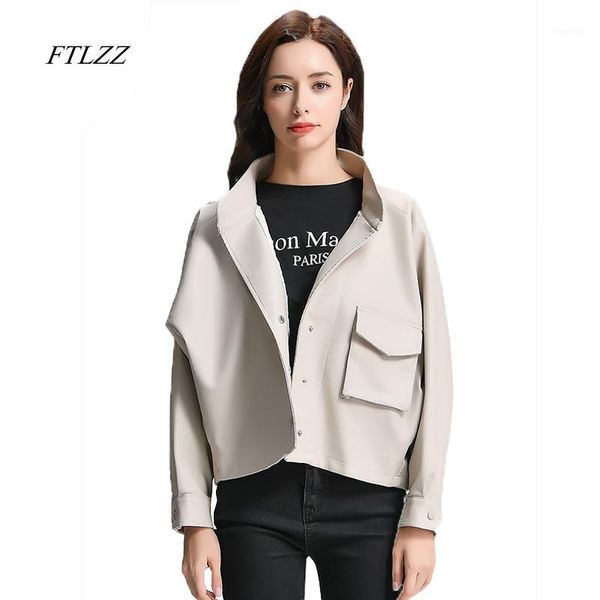 ftlzz faux leather jacket women casual single breasted long sleeve motorcycle pu leather coats1, Black
ftlzz faux leather jacket women casual single breasted long sleeve motorcycle pu leather coats1, Black