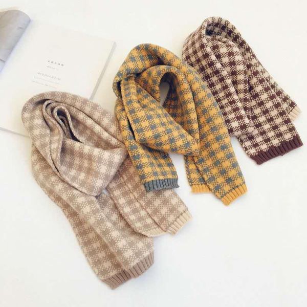 scarves children's scarf casual all-match baby knitted plaid winter warm, Blue;gray
scarves children's scarf casual all-match baby knitted plaid winter warm, Blue;gray
