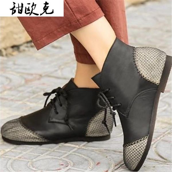 boots 2021 autumn women shoes fashion low-heeled ankle lace-up pu leather for botas mujer platform woman, Black
boots 2021 autumn women shoes fashion low-heeled ankle lace-up pu leather for botas mujer platform woman, Black
