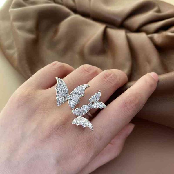 band ring rings temperament minority design full diamond micro inlaid fashion versatile smart small butterfly personality ring with adjustab, Silver
band ring rings temperament minority design full diamond micro inlaid fashion versatile smart small butterfly personality ring with adjustab, Silver