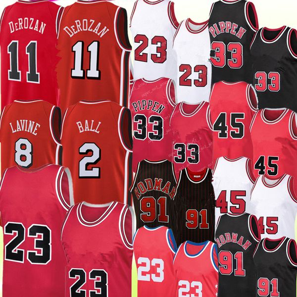 23 scottie 33 pippen jersey 45 dennis 91 rodman basketball jerseys 2022 lonzo 2 ball demar 11 derozan zach 8 lavine derrick 1 rose jersey 7g, Black;red
23 scottie 33 pippen jersey 45 dennis 91 rodman basketball jerseys 2022 lonzo 2 ball demar 11 derozan zach 8 lavine derrick 1 rose jersey 7g, Black;red