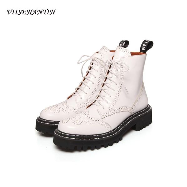 boots round-toe women's shoes thick heel large size leather motorcycle retro lace-up ankle flat, Black
boots round-toe women's shoes thick heel large size leather motorcycle retro lace-up ankle flat, Black