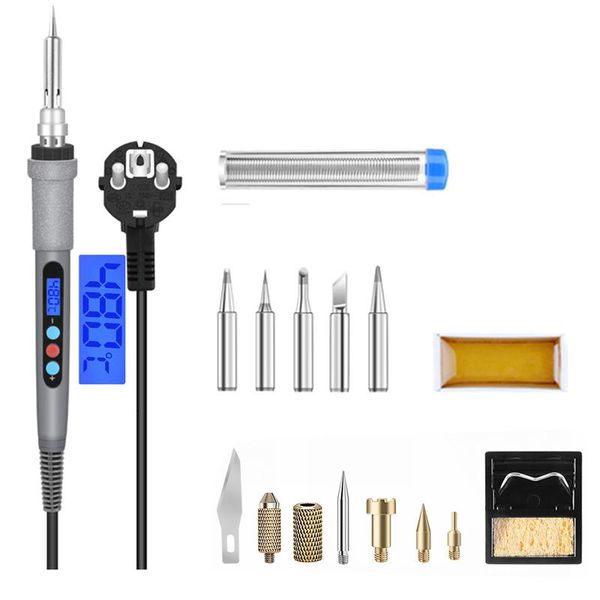220v eu / 110v us lcd lcd digital display soldering iron 60w controllable temperature soldering iron tool
220v eu / 110v us lcd lcd digital display soldering iron 60w controllable temperature soldering iron tool