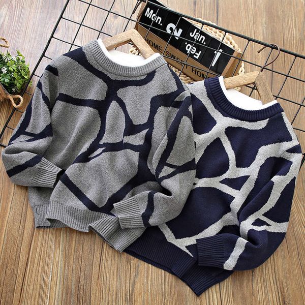 and 2020 korean winter children's boys' sweater autumn girls' t-neck sweaters, Blue
and 2020 korean winter children's boys' sweater autumn girls' t-neck sweaters, Blue