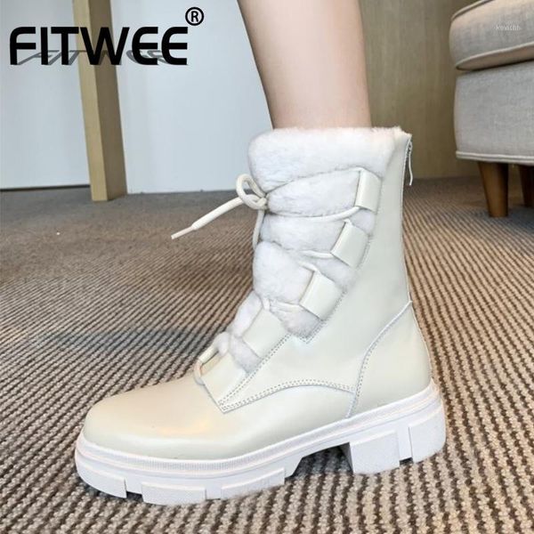 fitwee women snow boots real leather warm fur platform high heel warm winter shoes woman fashion plush footwear size 34-401, Black
fitwee women snow boots real leather warm fur platform high heel warm winter shoes woman fashion plush footwear size 34-401, Black