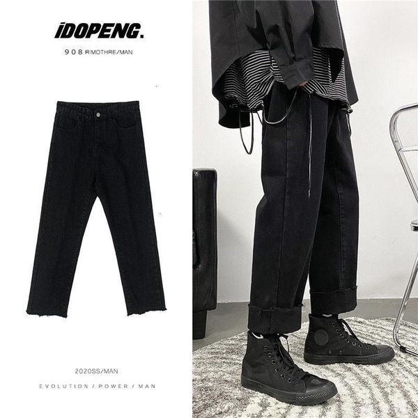 men's jeans hybskr 2021 man straight summer casual mans korean collage hip hop woman couple loose denim male pants clothing1, Blue
men's jeans hybskr 2021 man straight summer casual mans korean collage hip hop woman couple loose denim male pants clothing1, Blue