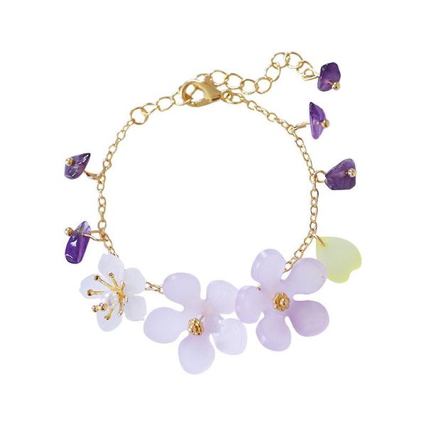 forest sweety ins purple pink acrylic sunflower sakura charms adjustable bracelets for women girls kids gfits, Golden;silver
forest sweety ins purple pink acrylic sunflower sakura charms adjustable bracelets for women girls kids gfits, Golden;silver