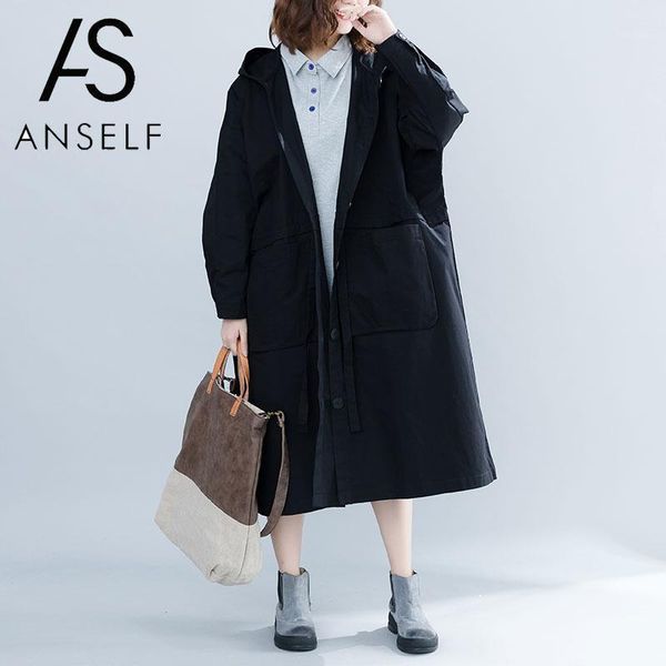oversized trench coat women hooded long single breasted drawstring waist loose casual coat female outwear black tunic1, Tan;black
oversized trench coat women hooded long single breasted drawstring waist loose casual coat female outwear black tunic1, Tan;black