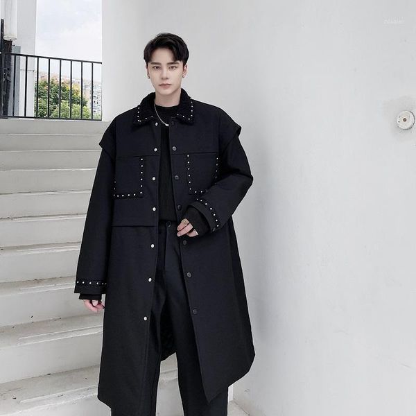 men's trench coats men winter thicken cotton padded rivet long parkas coat outerwear male streetwear fashion casual black warm jacket o, Tan;black
men's trench coats men winter thicken cotton padded rivet long parkas coat outerwear male streetwear fashion casual black warm jacket o, Tan;black