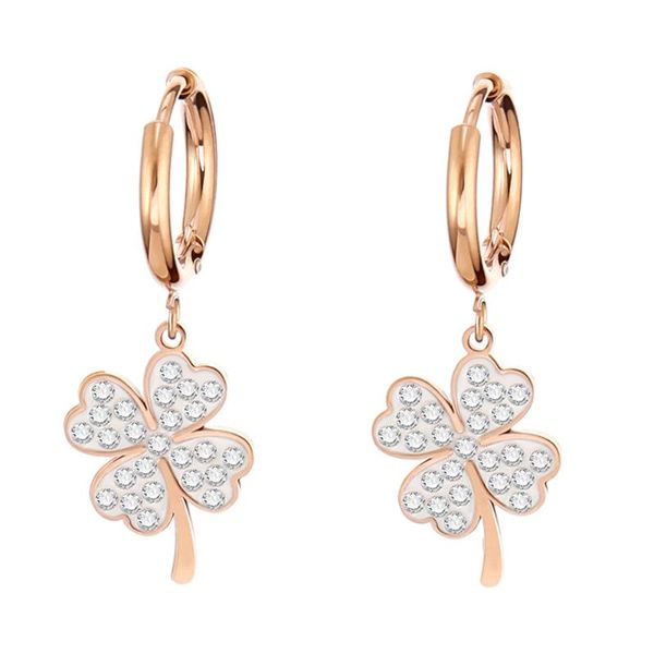 hoop & huggie four-leaf clover earrings clear crystal gold silvery stainless steel dangle for woman korean jewelry accessories, Golden;silver
hoop & huggie four-leaf clover earrings clear crystal gold silvery stainless steel dangle for woman korean jewelry accessories, Golden;silver
