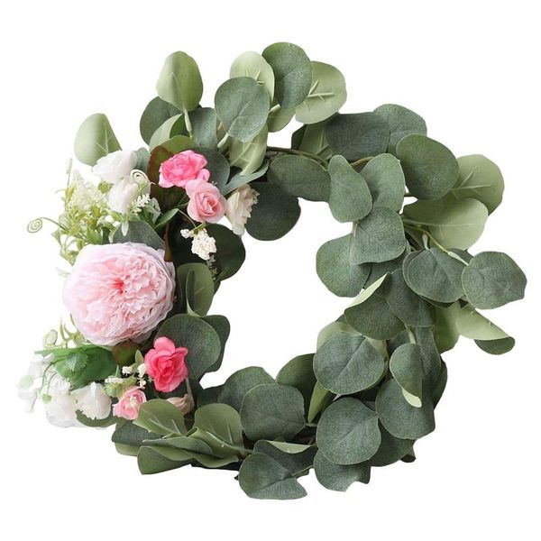 artificial rose flower eucalyptus leaves wreath for spring greenery wreath for front door wall window wedding home decor
artificial rose flower eucalyptus leaves wreath for spring greenery wreath for front door wall window wedding home decor