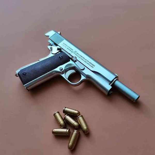 581: 2.05 alloy empire m1911 model gun all metal disassembly throwing shell chicken eating boy toy can not be fired
581: 2.05 alloy empire m1911 model gun all metal disassembly throwing shell chicken eating boy toy can not be fired