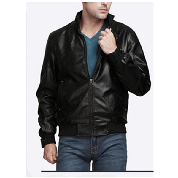 2021 spring autumn mens stand collar zipper fashion slim leather jackets motorcycle jackets black coffee leather jacket, Black;brown
2021 spring autumn mens stand collar zipper fashion slim leather jackets motorcycle jackets black coffee leather jacket, Black;brown