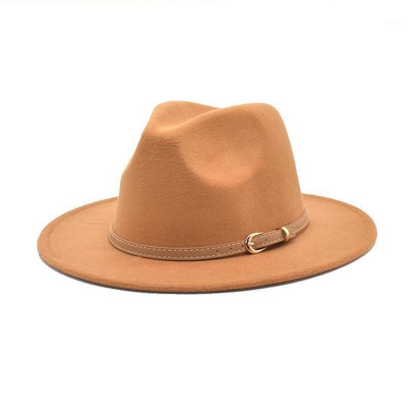 fuodrao new autumn classic fedora hats women wool panama belt wide brim jazz cap khaki british vintage travel cowboy hat f1301, Blue;gray
fuodrao new autumn classic fedora hats women wool panama belt wide brim jazz cap khaki british vintage travel cowboy hat f1301, Blue;gray