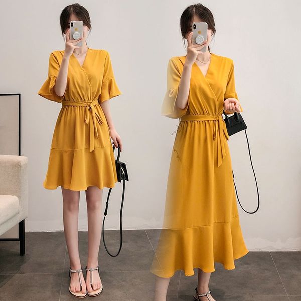2020 new summer fat mm large short sleeve dressfemale dress dress fat sister covers her belly and shows thinmedium and long style of foreign, Black;gray
2020 new summer fat mm large short sleeve dressfemale dress dress fat sister covers her belly and shows thinmedium and long style of foreign, Black;gray