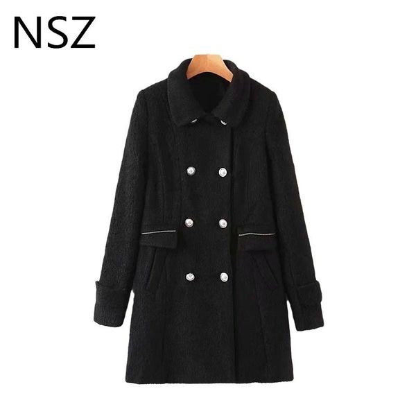 women's wool & blends nsz women black oversized double breasted teddy coat warm winter thick blend overcoat fashion woolen jacket chaqu
women's wool & blends nsz women black oversized double breasted teddy coat warm winter thick blend overcoat fashion woolen jacket chaqu
