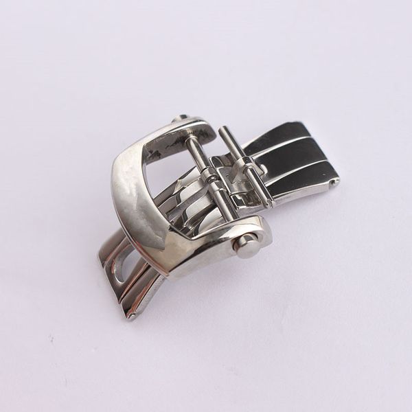 22mm Deployment Buckle Metal Bracelets Watch Clasp Push Button Steel For Fit Chopard For Strap Band