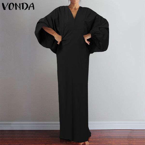vonda vintage long maxi dress 2020 autumn v neck long sleeve printed dresses femme loose sundress casual bohemian vestidos y0118, Black;gray
vonda vintage long maxi dress 2020 autumn v neck long sleeve printed dresses femme loose sundress casual bohemian vestidos y0118, Black;gray