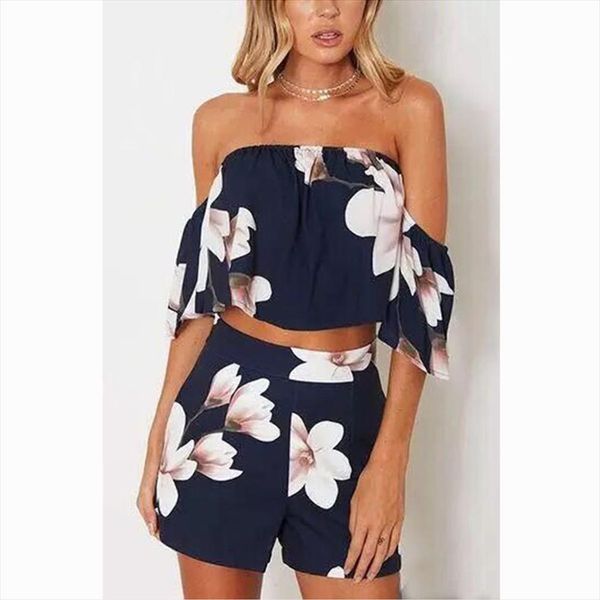 2pcs floral slash neck sets woman two pieces suit female summer for women outfit blusas femininas de verao 2018 roupas woma, Gray
2pcs floral slash neck sets woman two pieces suit female summer for women outfit blusas femininas de verao 2018 roupas woma, Gray