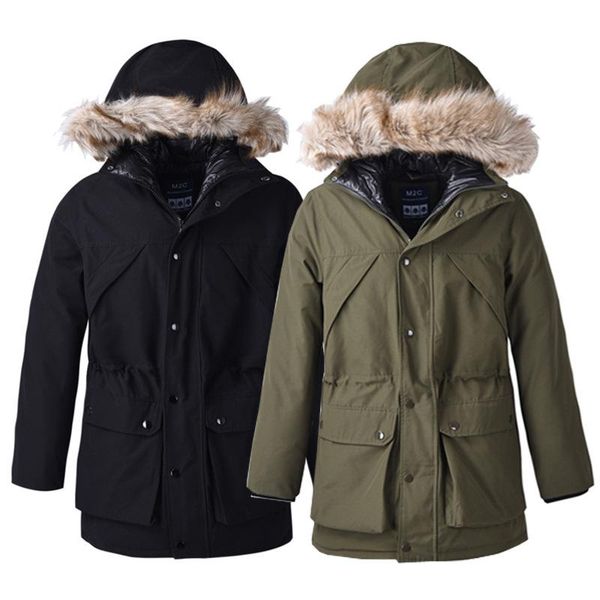 the new long men down jacket in winter thickening heavy hair brought wholesale duck down coats male tooling model, Black
the new long men down jacket in winter thickening heavy hair brought wholesale duck down coats male tooling model, Black