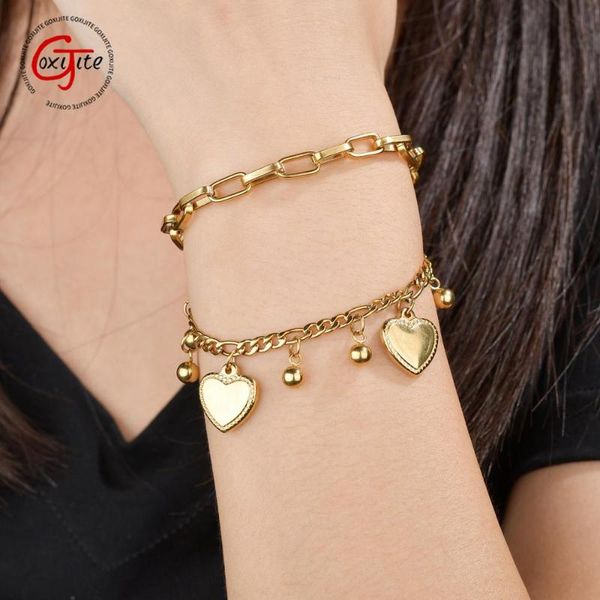 goxijite boy girl love heart cross double layer bracelet for women stainless steel gold cute charm bangle bracelet jewellry gift, Black
goxijite boy girl love heart cross double layer bracelet for women stainless steel gold cute charm bangle bracelet jewellry gift, Black